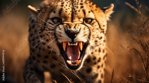 A Growling Cheetah © Mystikal Forest