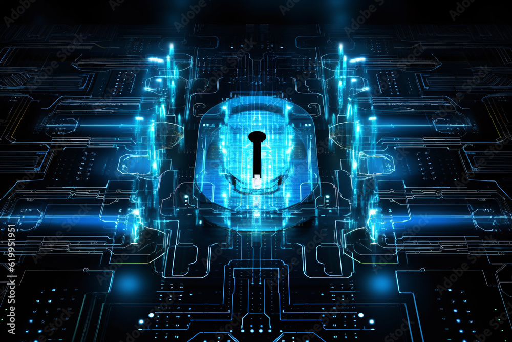 Futuristic cybersecurity Futuristic cybersecurity