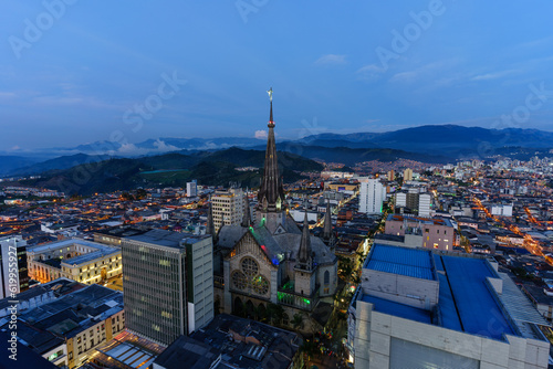 view of the city of Manizales photo