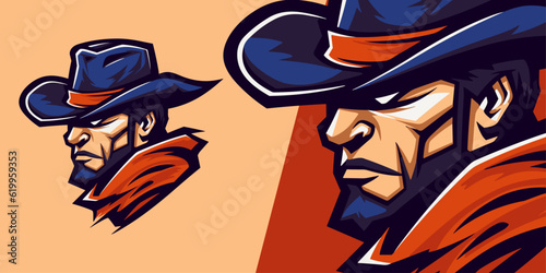 Ride with the Bandits: Vector Graphic Logo Mascot for Sport Teams