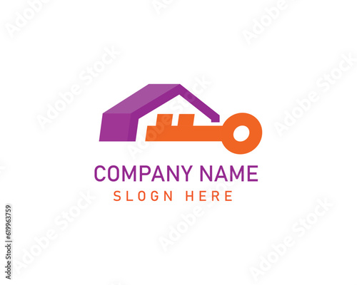 Trade, import, public services and food logo