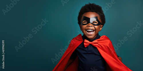 Cute Young Boy Dressed as a...