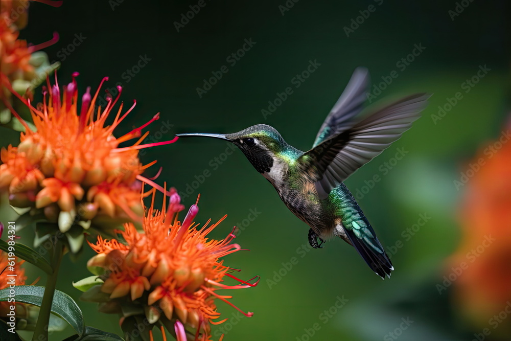 Fototapeta premium Hummingbird flying