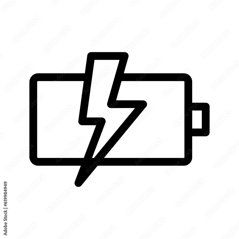 Battery charging icon, vector illustration icon battery Battery charging icon, vector illustration icon battery