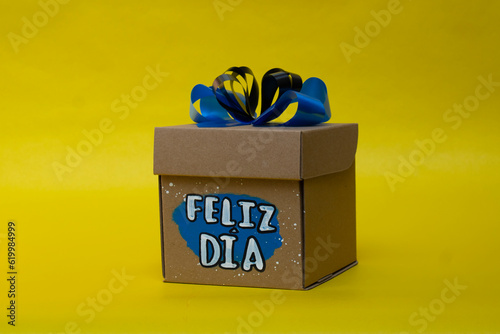 yellow gift box