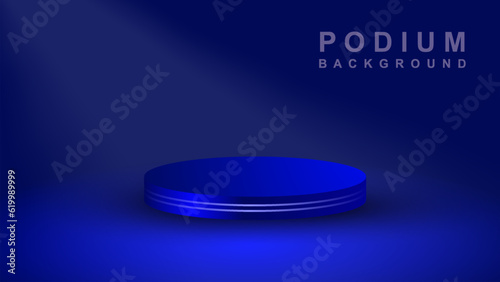 Abstract realistic 3d cylinder pedestal podium. Vector rendering of a product display presentation. vector illustration eps 10.