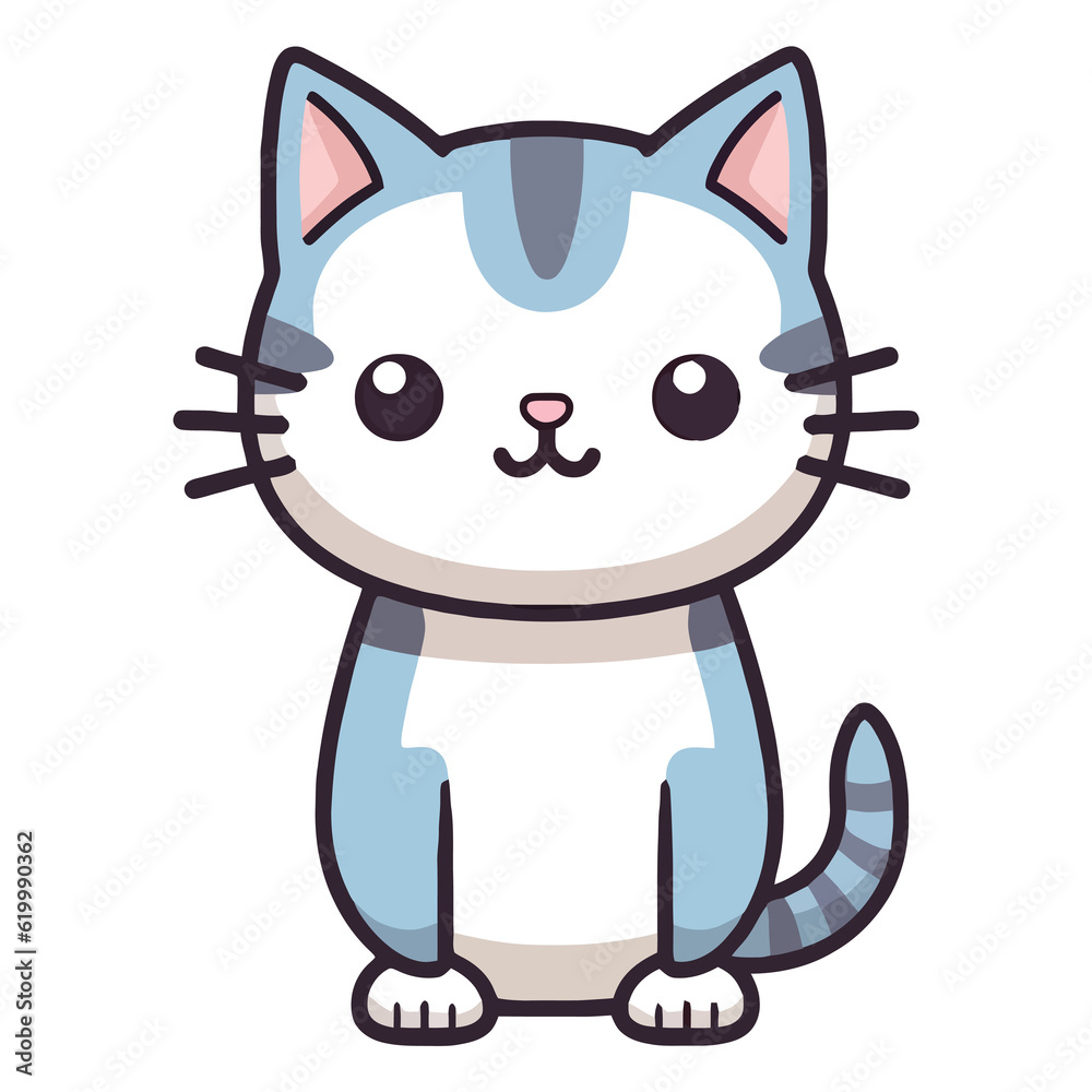 A Whiskered Beauty: Australian Mist Cat in Illustration A Whiskered Beauty: Australian Mist Cat in Illustration