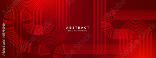 Geometric red wallpaper for certificate, presentation, landing page