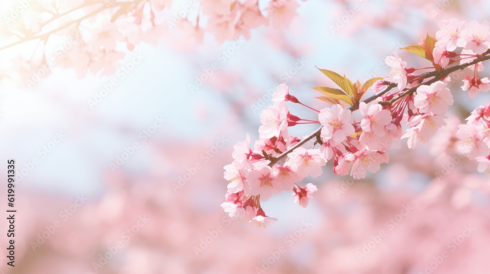 Pink spring background.spring time. Pink flower on a blue background.Spring beautiful blooming background in pink and purple color.Beautiful spring wallpaper. Pink spring background.spring time. Pink flower on a blue background.Spring beautiful blooming background in pink and purple color.Beautiful spring wallpaper.