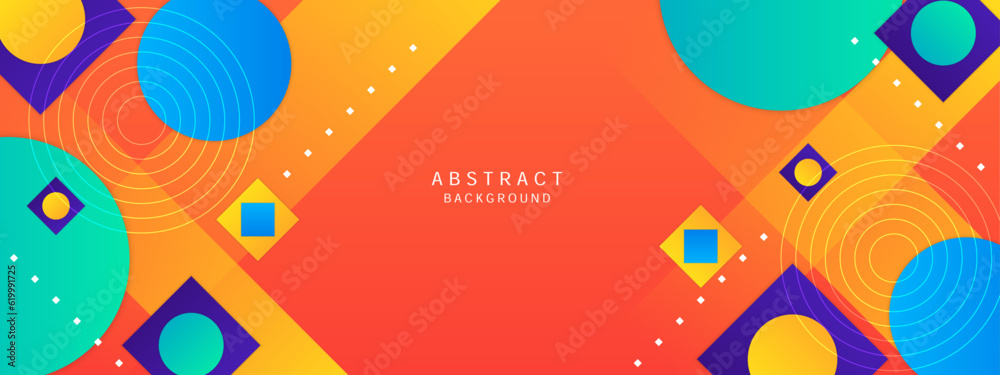 Modern abstract background with different colors. vector illustration