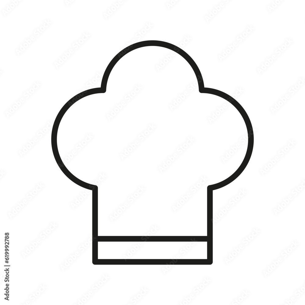 icon of a chef hat. Restaurant image. Vector illustration. stock image. icon of a chef hat. Restaurant image. Vector illustration. stock image.