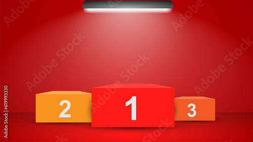 podium with pedestal