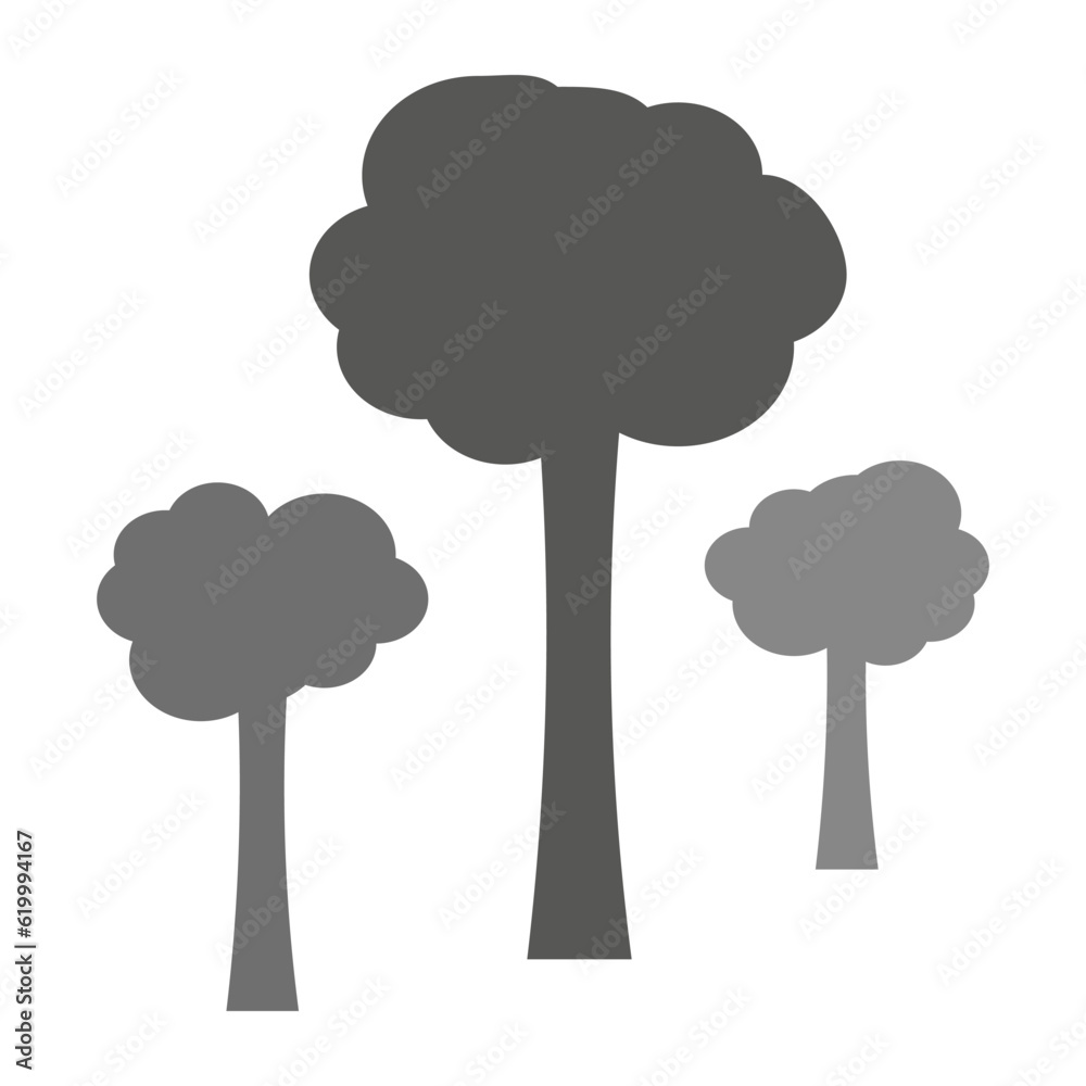 Tree icon. Vector illustration. EPS 10. Tree icon. Vector illustration. EPS 10.