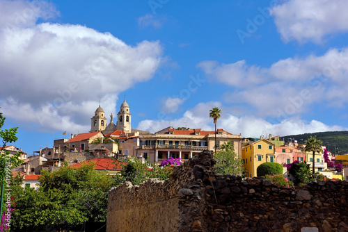 panorama of borgio verezzi savona italy
