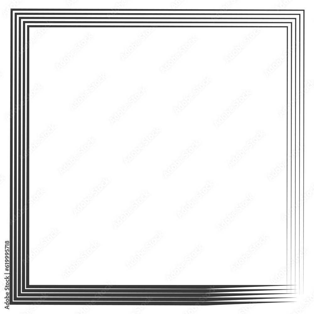 Square frame border. Vector illustration. stock image. Square frame border. Vector illustration. stock image.