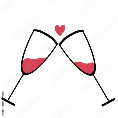 wine glasses