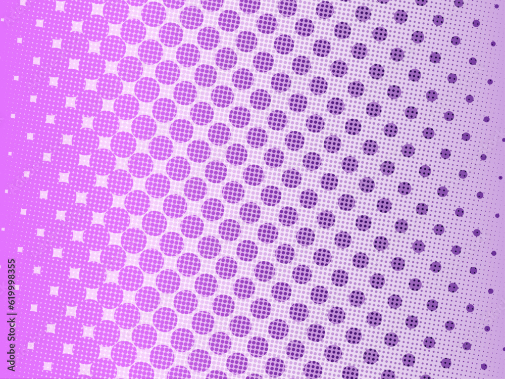 Color halftone material (purple)