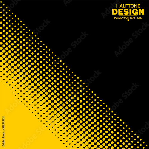 Halftone design and wallpaper background