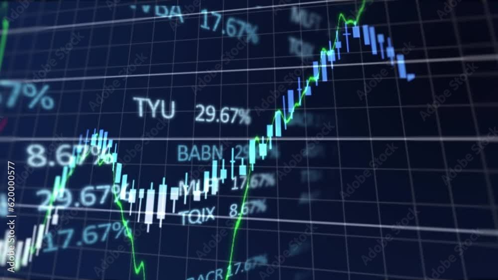 Animation of financial data processing over grid Animation of financial data processing over grid