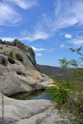 clouds over the mountains,mountain landscape, blue sky and clouds, rocks and blue sky with clouds, Monte das Gameleiras, Brazil, trails in brazil, trails in northeast Brazil, tourism 