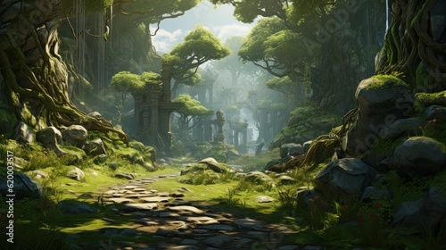 MMORPG Game Art Environment