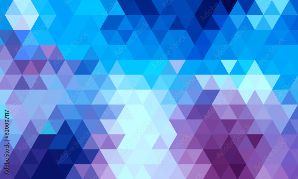 geometric abstract blue triangle shape pattern background