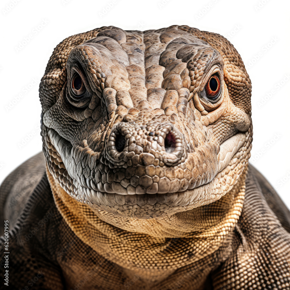 a close up of a large lizard on a white background a close up of a large lizard on a white background