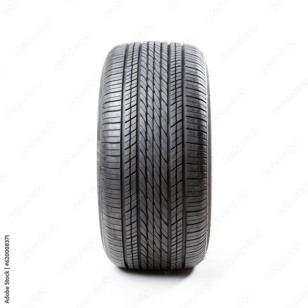 a single tire on a clean white background a single tire on a clean white background