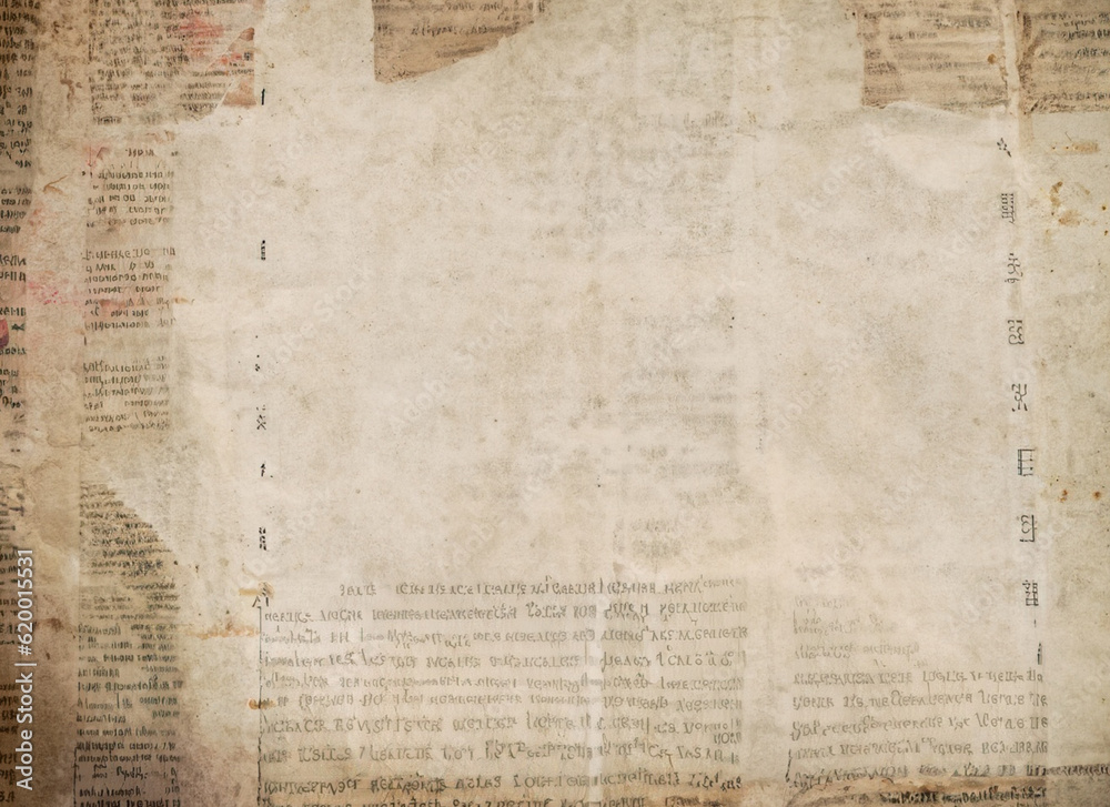 Newspaper old paper background with paper, Newspaper paper grunge vintage old aged texture background wallpaper. Background, wallpaper. Png 81, Ai Generate 