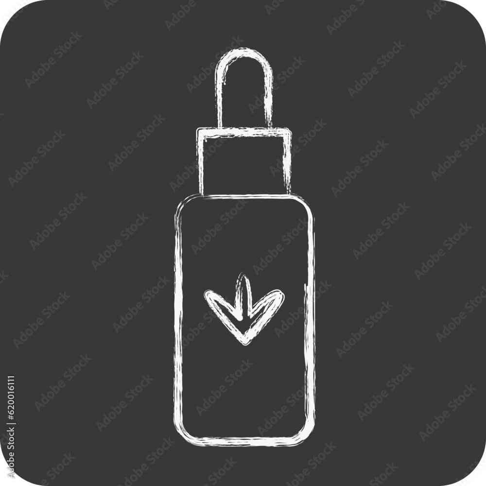 Fototapeta premium Icon Hemp Oil. related to CBD Oil symbol. simple design editable. simple illustration