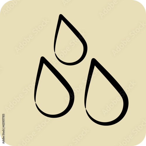Icon Omega 3-6-9. related to CBD Oil symbol. glyph style. simple design editable. simple illustration