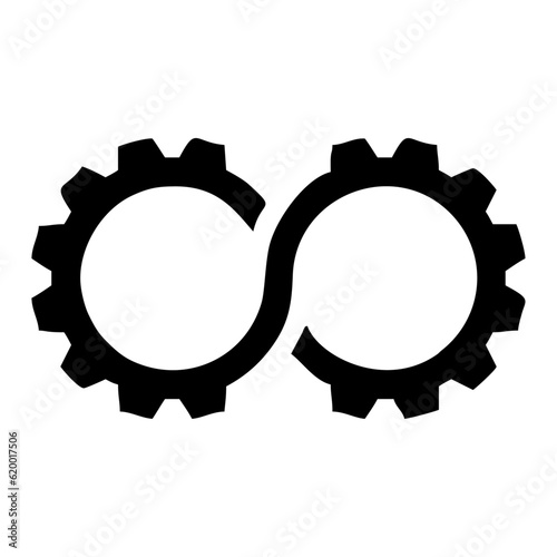 gears on white