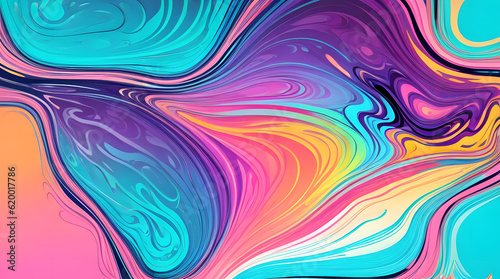 Abstract art  pastel color  liquid texture  AI Generative