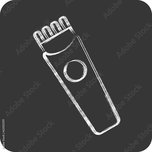 Icon Trimmer. related to Barbershop symbol. Beauty Saloon. simple illustration