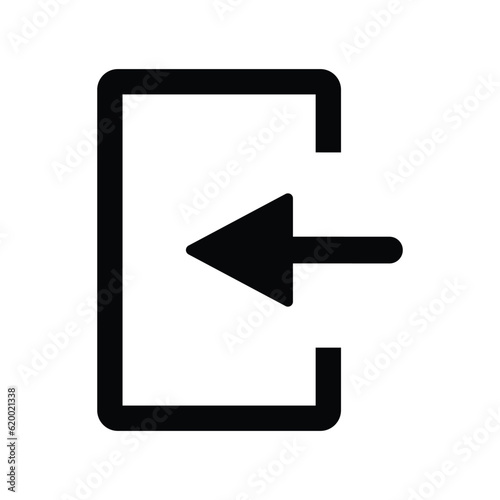 Free Download Enter log in vector icon - GFXLoad