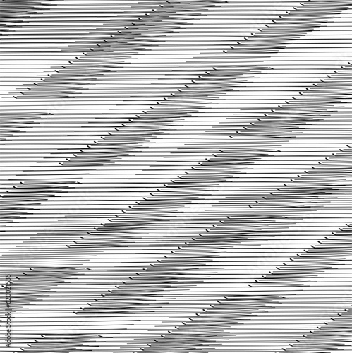 Texture with tight lines creating diagonal seals