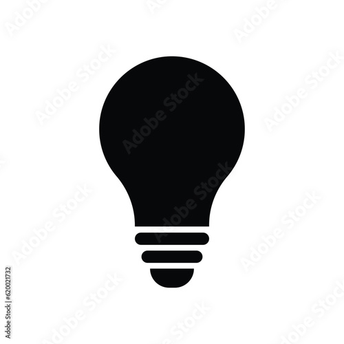 Light bulb icon vector