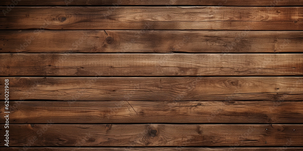 Naklejka premium Wood Plank Background Generative AI