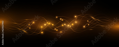 Futuristic digital background with glowing neural connectors analyze big data. Artificial intelligence and Neural network concept.