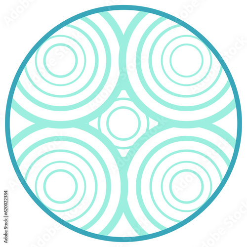 abstract modern circle shape