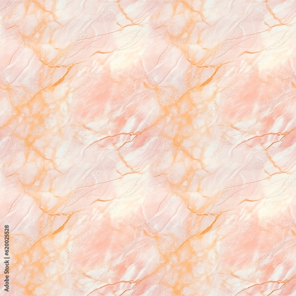 Fototapeta premium Illustration, AI generation. marble background, pastel colors, view from above. seamless pattern.
