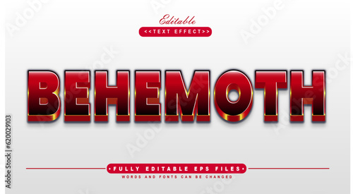 3d behemoths gradient text effect.typhography logo.wordmark logo