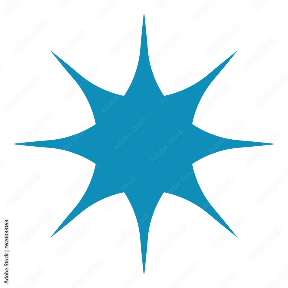Obraz premium Abstract star shape