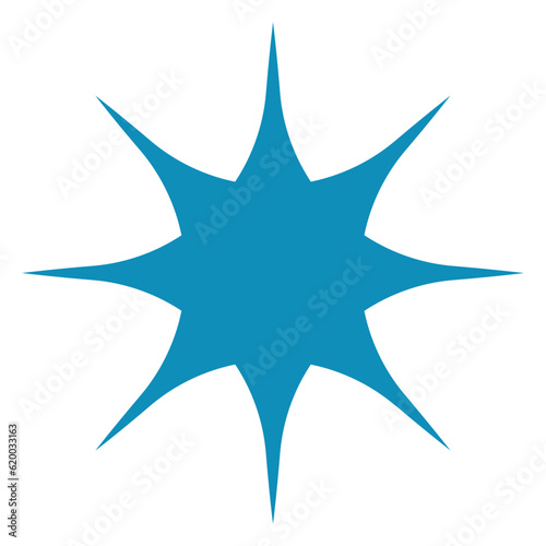 Abstract star shape