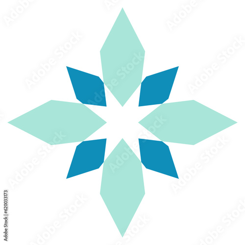 Abstract star shape