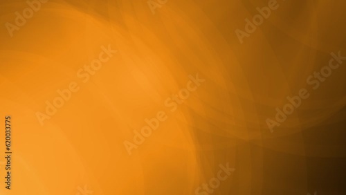 Orange color light leak motion in circle. 2D computer rendering motion graphic