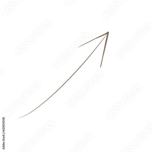 brown  arrow clipart
