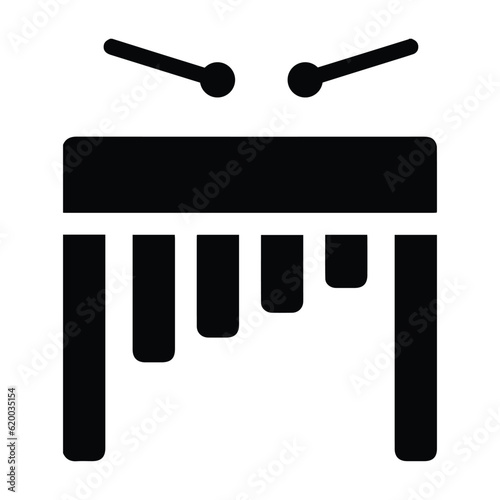 Slika na platnu Marimba, xylophone, vibraphone sticker icon