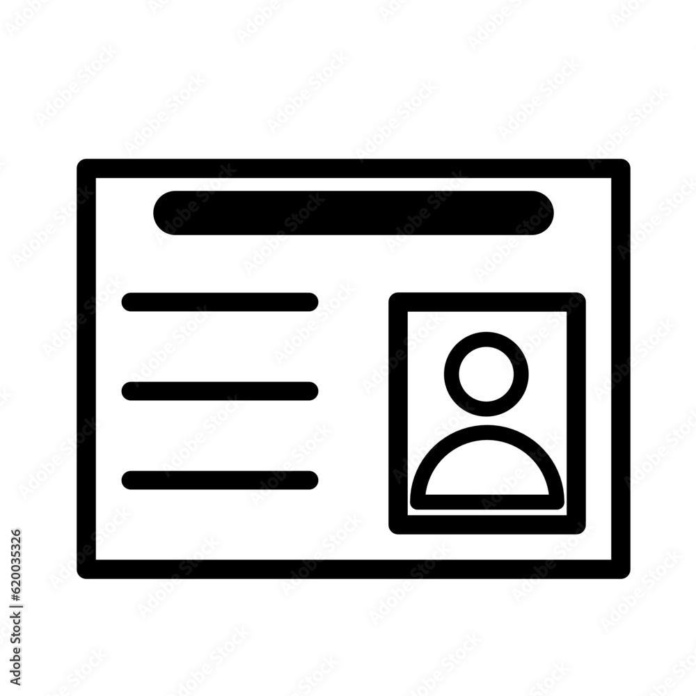 id card icon id card icon