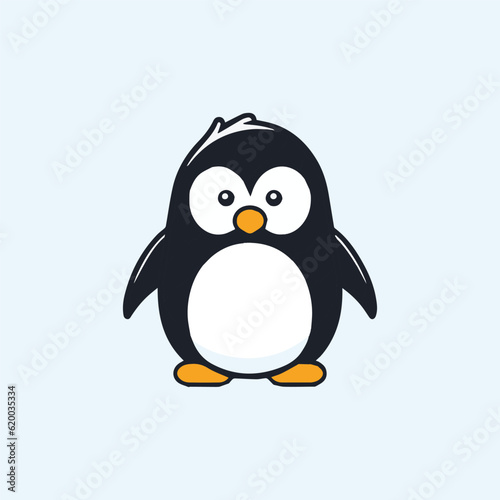 Penguin Logo Template Design © Happymoon